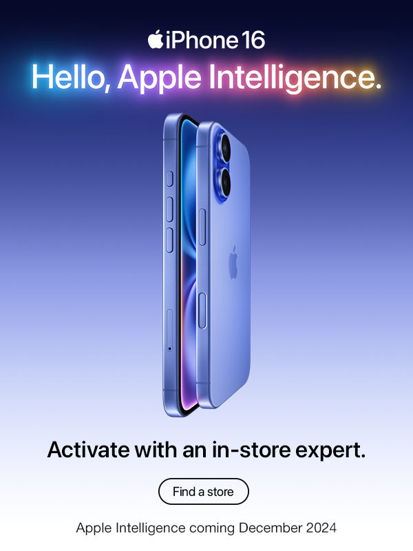 iPhone 16 - Hello, Apple Intelligence