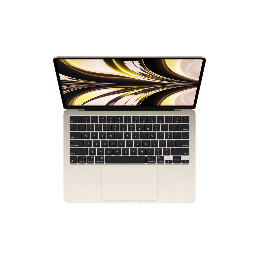 Apple MacBook Air: Apple M2 chip with 8‑core CPU, 8‑core GPU, 16‑core Neural Engine (Starlight, 8GB unified memory, 1TB SSD, 30W USB-C Power Adapter)