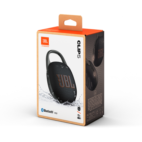 JBL Clip5 Bluetooth Speaker - Black