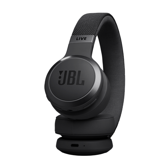 JBL Live 670NC Wireless On-Ear Noise Cancelling Headphones - Black