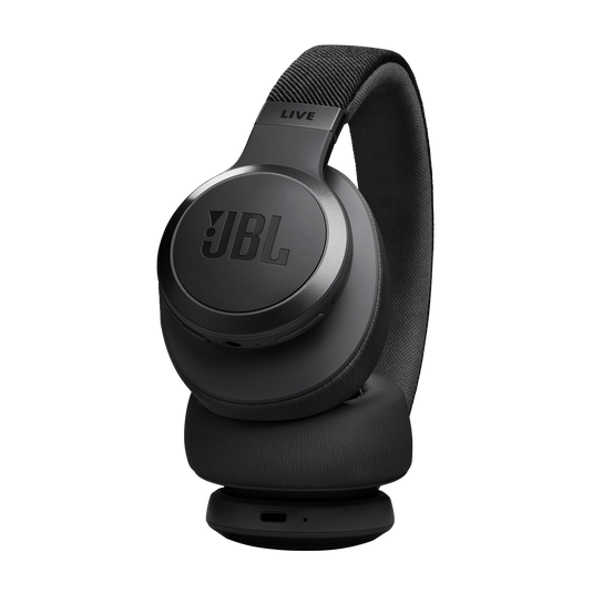 JBL Live 770NC Wireless Over Ear Noise Cancelling Headphones - Black