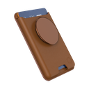 PopSockets Soft PopWallet+ with MagSafe - Cognac Brown