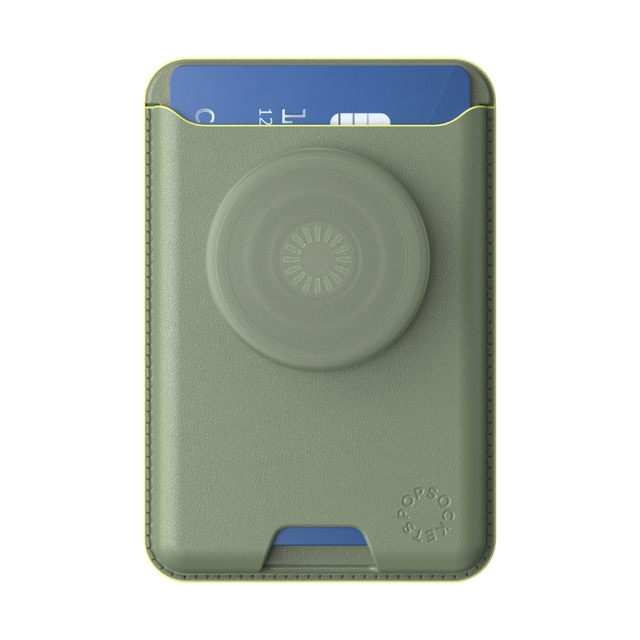 PopSockets SOFT PopWallet+ with MagSafe - Eucalyptus