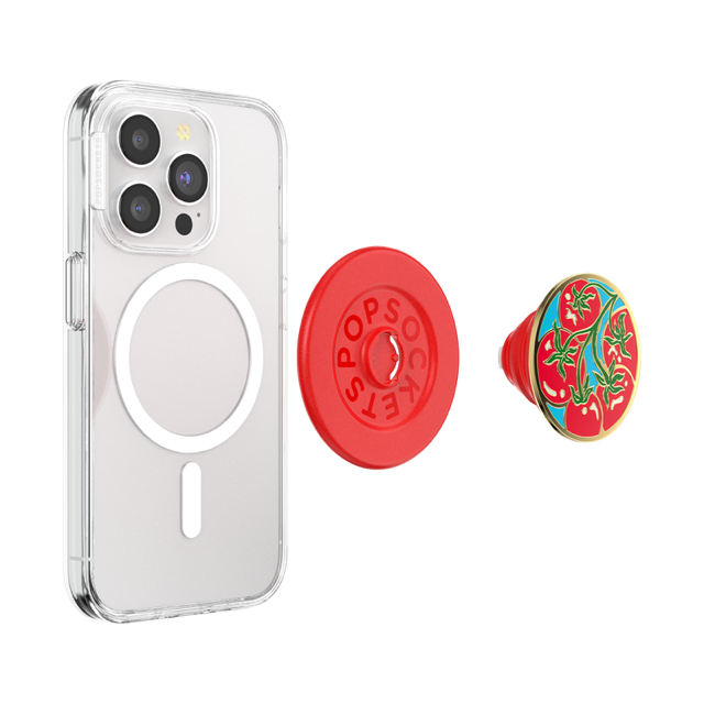 PopSockets PopGrip with MagSafe - Tomato Rosso