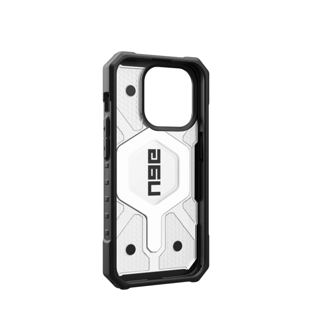 UAG Pathfinder Case with MagSafe for iPhone 15 Pro Max - Clear / Black