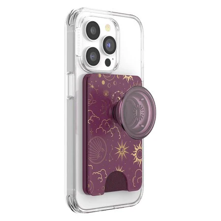 PopSockets PopWallet+ with MagSafe - Celestial Mauve