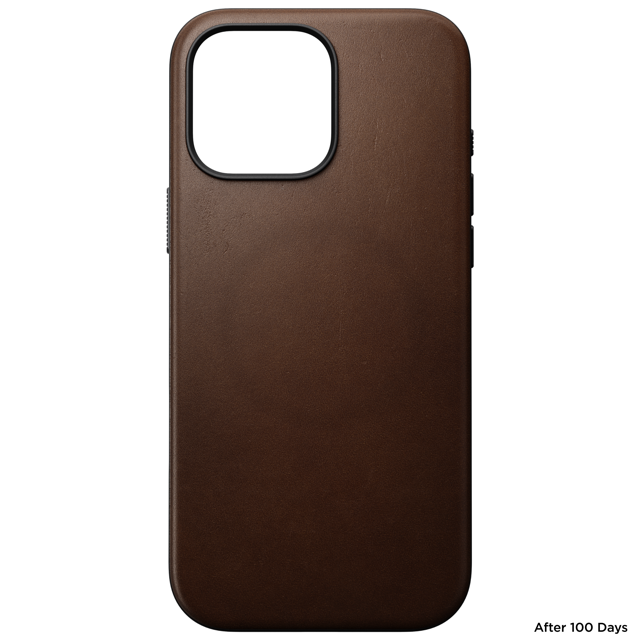 Nomad Modern Leather Case with MagSafe for iPhone 16 Pro Max - Brown