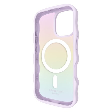 kate spade new york Wavy Case with MagSafe for iPhone 16 Pro - Opal Iridescent