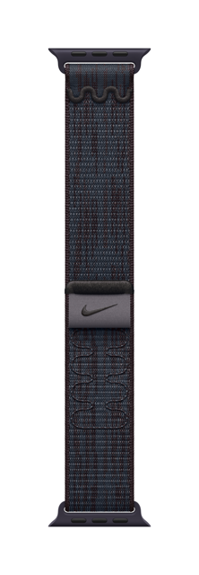 Apple 44mm/45mm/46mm Black/Blue Nike Sport Loop