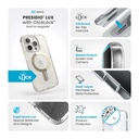 Speck Case with ClickLock/MagSafe for iPhone 16 Pro - Clear / Gold Glitter