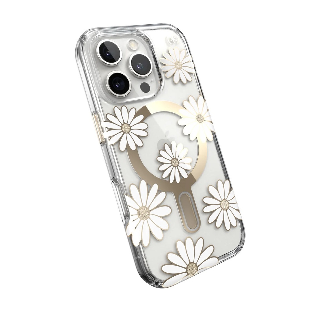 Speck Case with ClickLock/MagSafe for iPhone 16 Pro Max - Sunshine Daisy