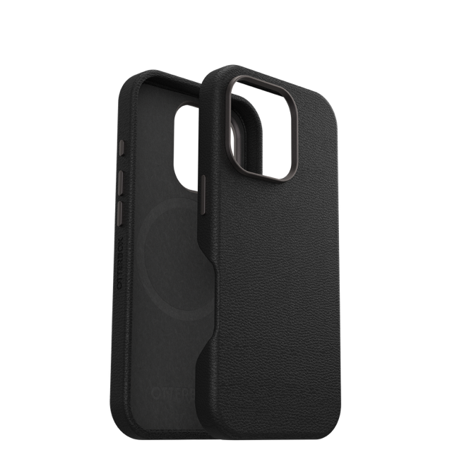 Otterbox Symmetry+ Cactus Leather Case for 16 Pro - Black (Noir Ash)