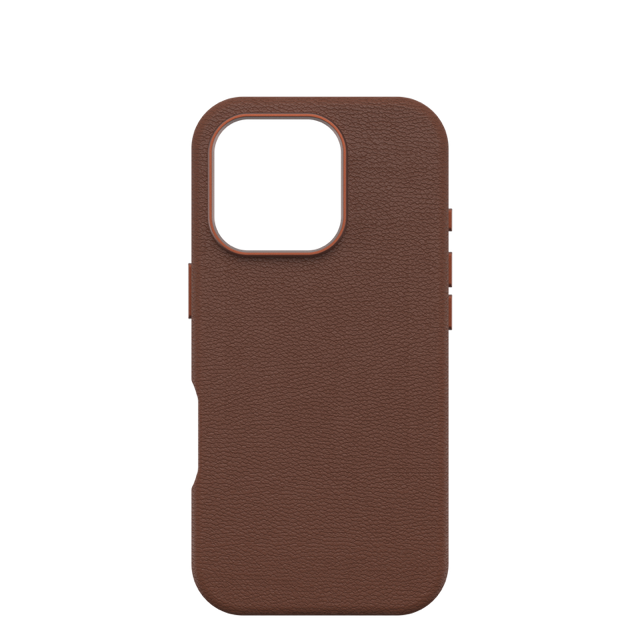 Otterbox Symmetry+ Cactus Leather Case for 16 Pro - Brown (Rich Adobe)