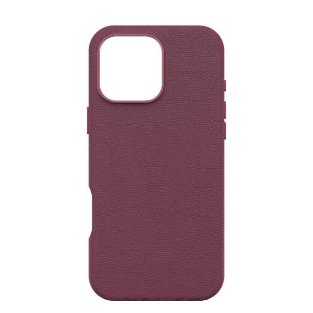 Otterbox Symmetry+ Cactus Leather Case for 16 Pro Max - Maroon Bells