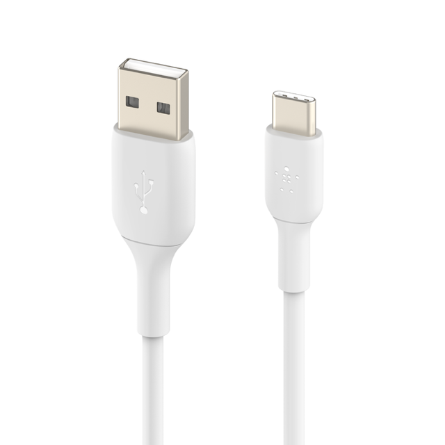 Belkin BoostCharge USB-C to USB-A Cable 1m (2 Pack) - White