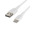 Belkin BoostCharge USB-C to USB-A Cable 1m (2 Pack) - White