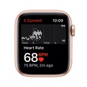Apple Watch SE GPS, Gold Aluminium Case with Starlight Sport Band - Regular
