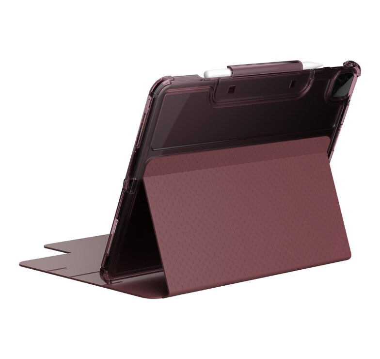 UAG Lucent Folio Case iPad Pro 12.9-inch (4th & 5th gen)- Aubergine/Dusty Rose