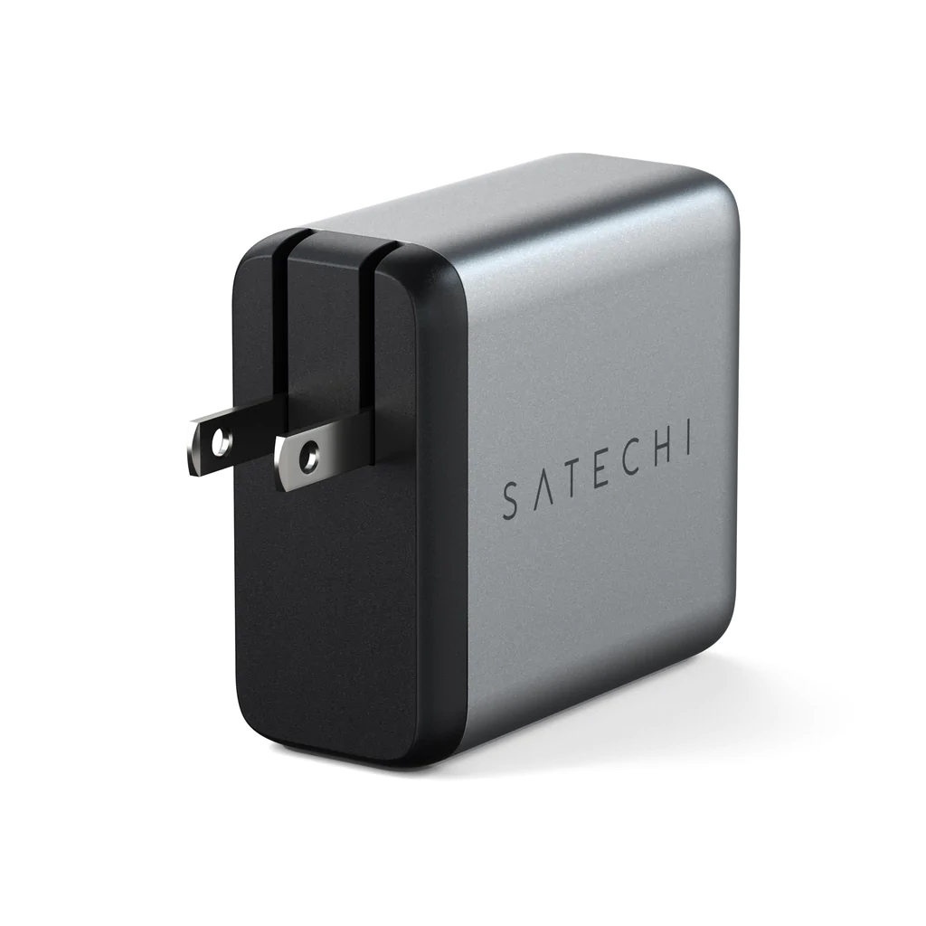 Satechi 100W USB-C PD GaN Charger - Space Gray