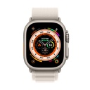 Apple Watch Ultra GPS + Cellular, 49mm Titanium Case with Starlight Alpine Loop