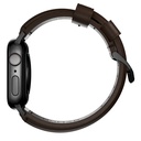 Nomad 42/44/45mm Traditional Strap for Apple Watch - Black Hardware / Brown Leather