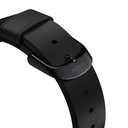 Nomad Modern Strap Slim for Apple Watch 38/40/41mm - Black Hardware / Black Leather