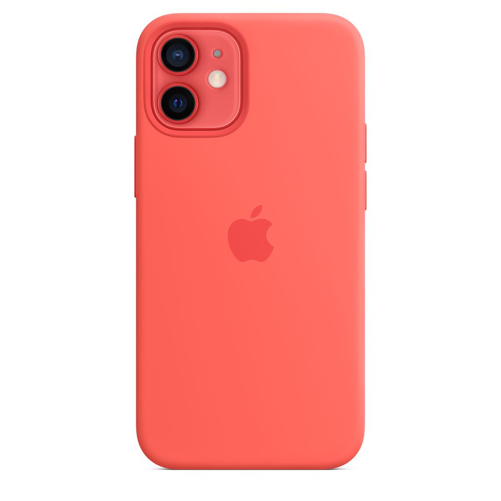 Apple iPhone 12 mini Silicone Case with MagSafe - Pink Citrus