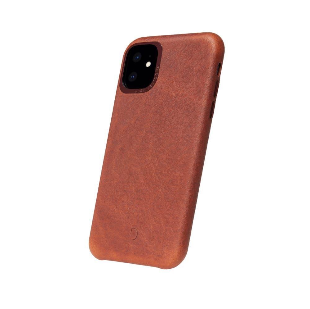 Decoded Leather Back Cover for iPhone 11 - Brown
