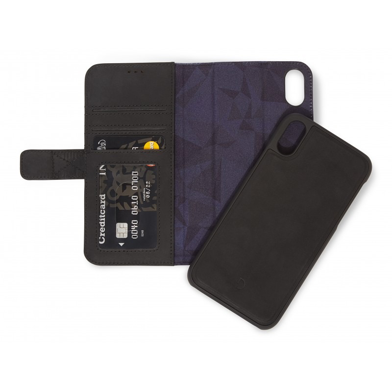 Decoded 2-in-1 Wallet Case for iPhone XS Max - Black