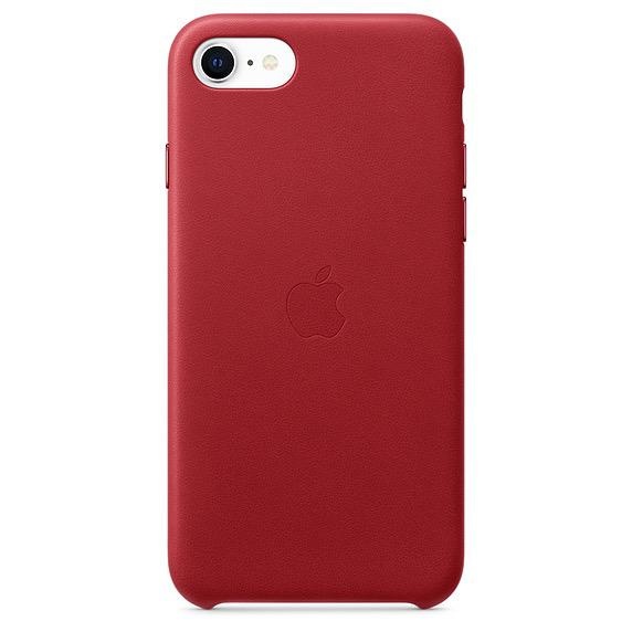 Apple iPhone SE (2nd & 3rd gen) Leather Case - (PRODUCT)RED