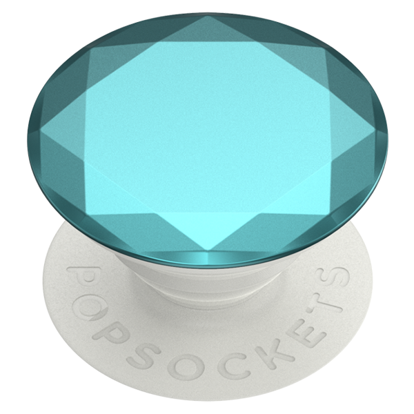 PopSockets PopGrip Metallic Diamond - Aquarius Blue