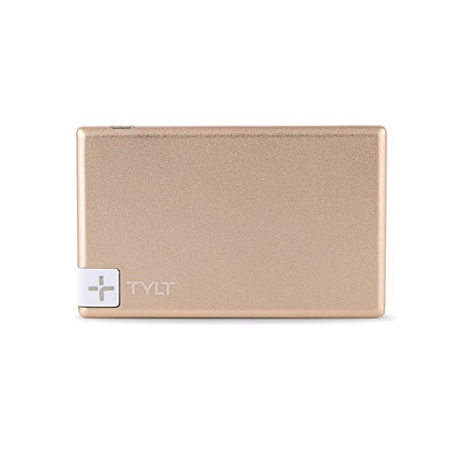 TYLT 1350mAh Slim Boost Battery Pack with Lightning Cable - Gold