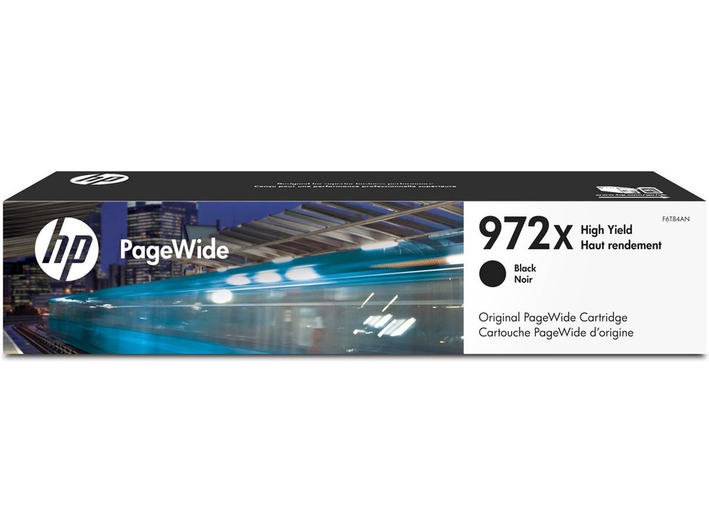 HP 972X  Pagewide Ink Cartridge, 10000 Pages - Black