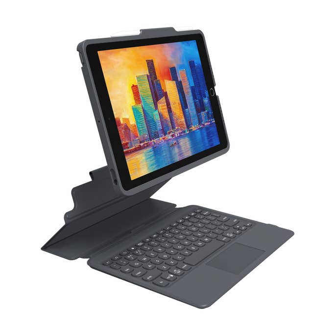 ZAGG Pro Keys Touch Keyboard Case for iPad 10.2-inch 7th, 8th & 9th Gen  - Charcoal