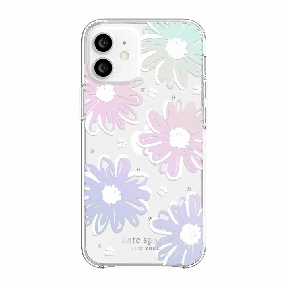 kate spade NY Protective Hardshell Case for iPhone 13 - Daisy Iridescent