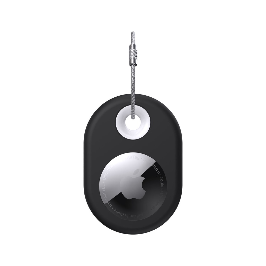 Speck Siliring AirTag Keychain - Black