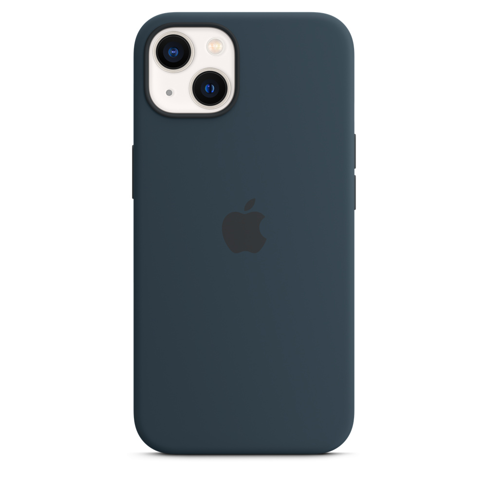Apple iPhone 13 Silicone Case with MagSafe – Abyss Blue