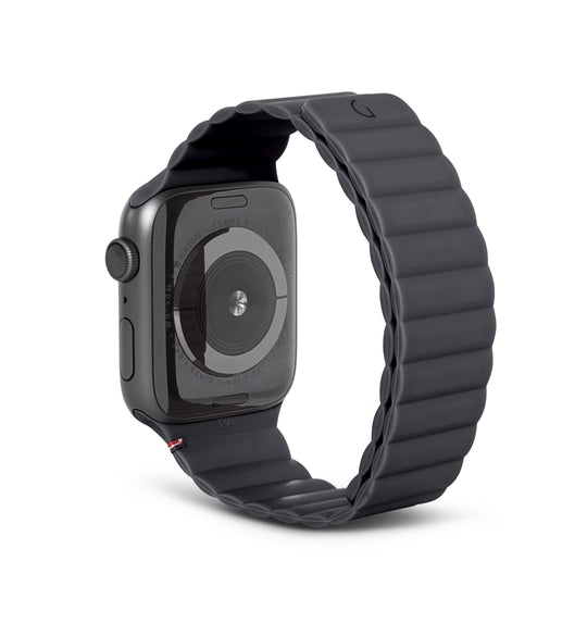 Decoded Silicone Magnetic Traction Strap for Apple Watch 38/40/41mm - Charcoal