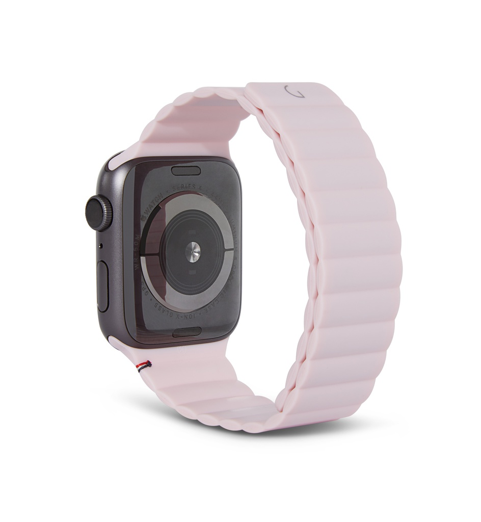 Decoded Silicone Magnetic Traction Strap for Apple Watch 38/40/41mm - Powder Pink