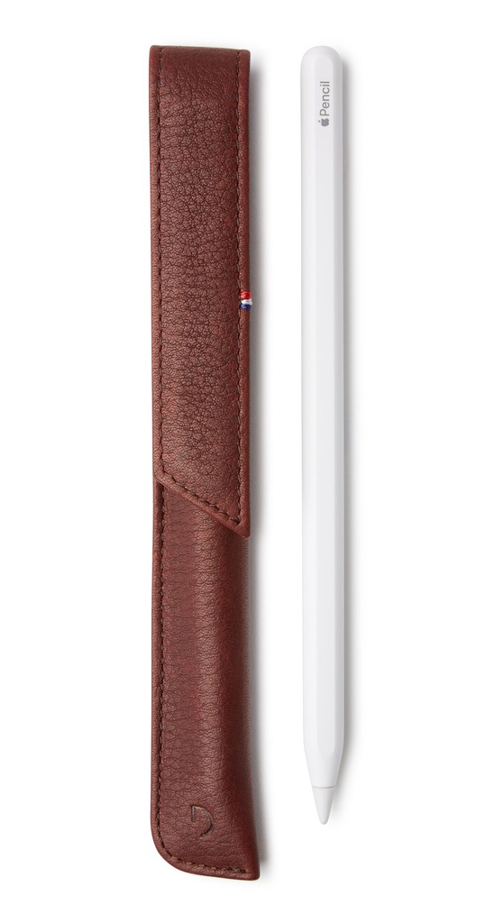 Decoded Leather Pencil Sleeve - Brown