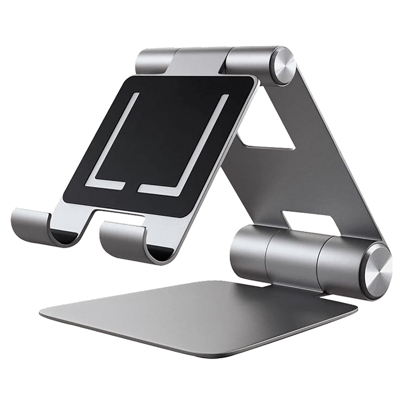 Satechi R1 Aluminum Hinge Holder Folder Stand for Mac & iPad - Space Grey