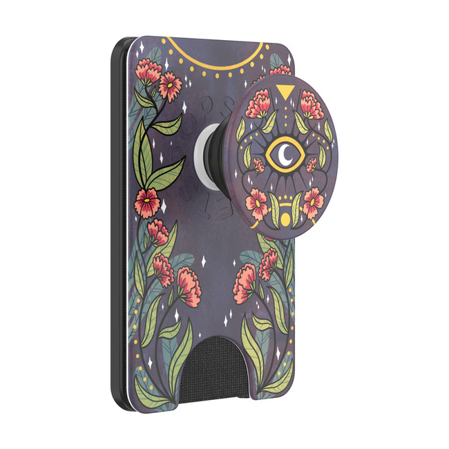 PopSockets - PopWallet+ with MagSafe Floral Bohemian