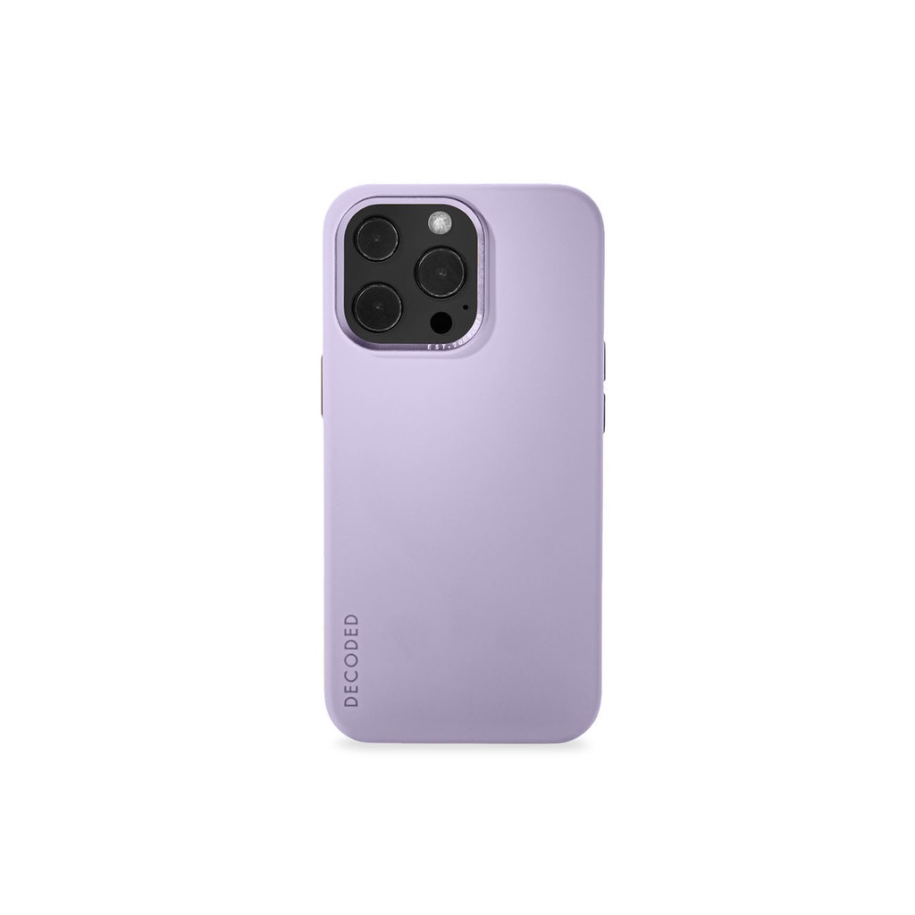 Decoded Silicone Backcover with MagSafe for iPhone 14 Plus - Lavender