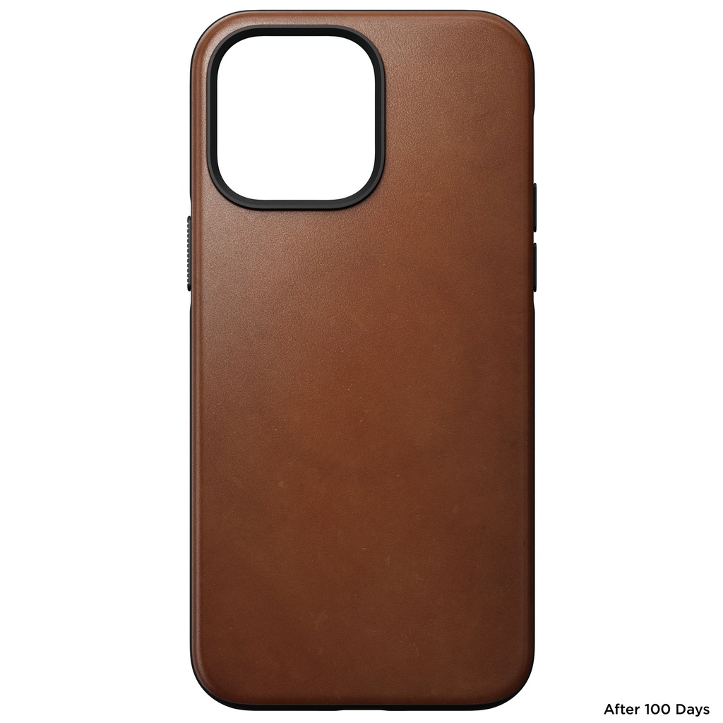 Nomad Leather Case with MagSafe for iPhone 14 Pro Max - English Tan
