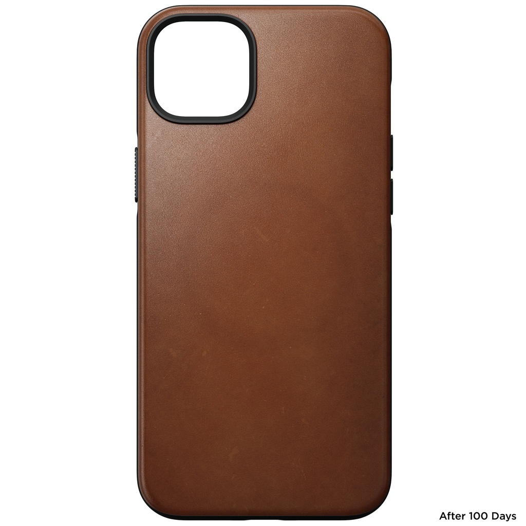 Nomad Leather Case with MagSafe for iPhone 14 - English Tan