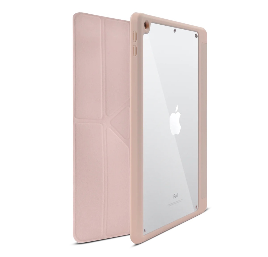Logiix Origami iPad Folio for iPad Air 10.9 (4th & 5th gen) - Blush Pink