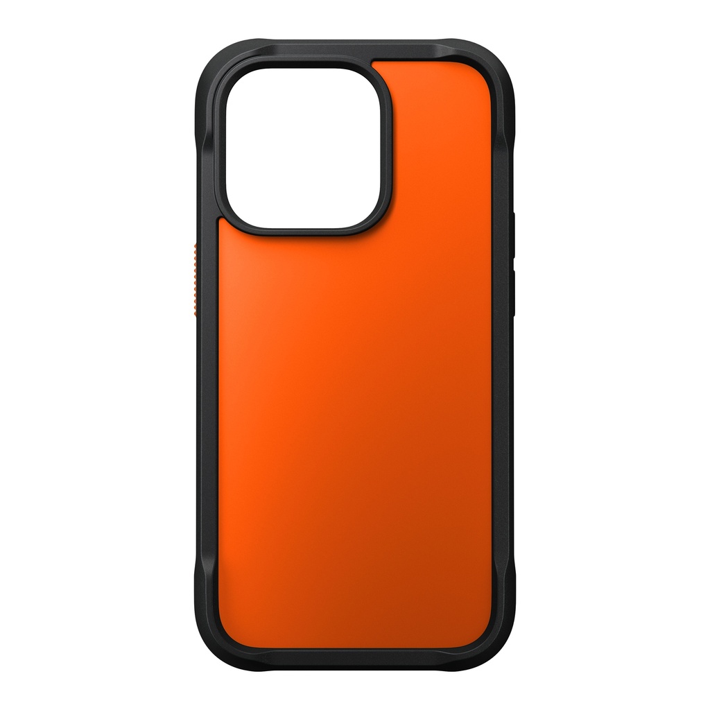 Nomad Rugged Case with MagSafe for iPhone 15 Pro Max - Ultra Orange