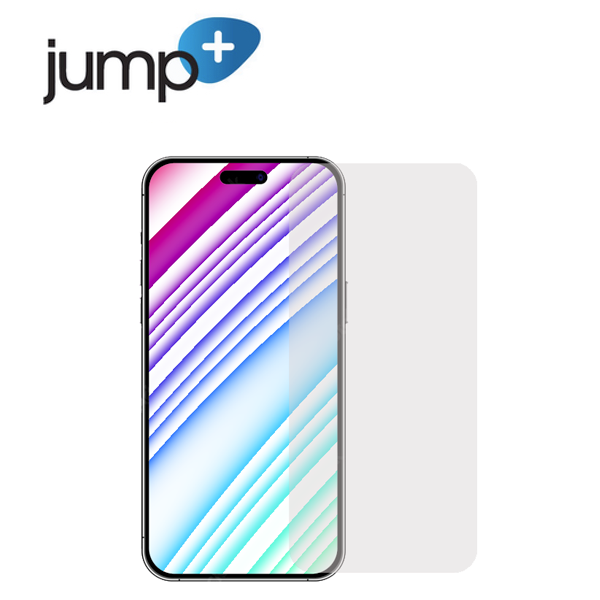 jump+ Glass Easy Application Screen Protector for iPhone 15
