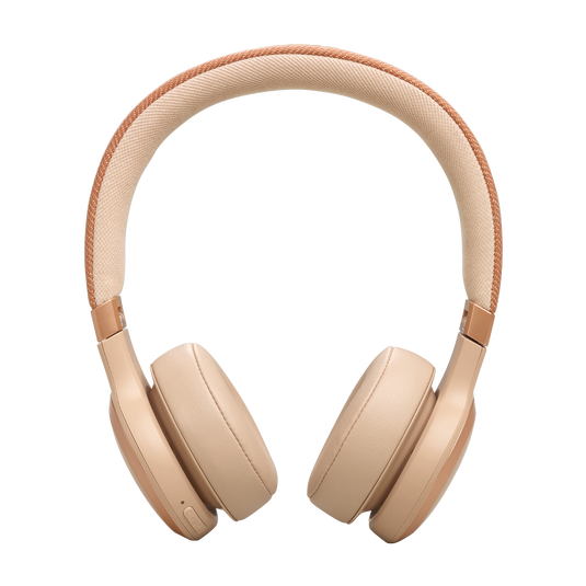 JBL Live 670NC Wireless On-Ear Noise Cancelling Headphones - Sandstone