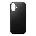 Nomad Modern Leather Case with MagSafe for iPhone 16 - Black